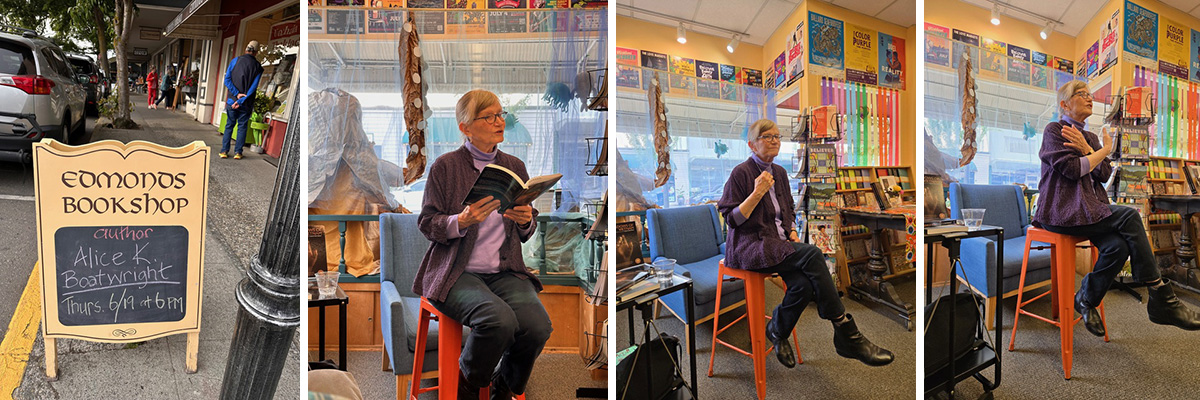 Alice K. Boatwright at Edmonds Bookshop